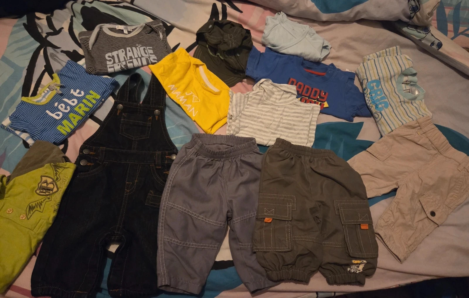 💜Lots 11 vêtements garçon 3 mois et 1 pyjama 6 mois